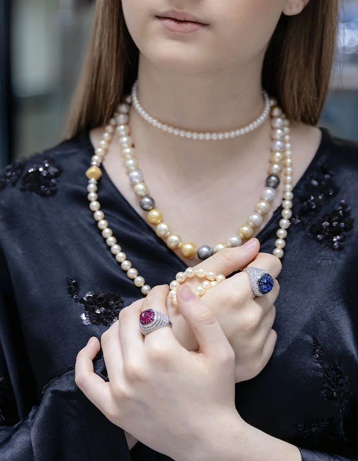 collana di perle gioielleria dangelo roma