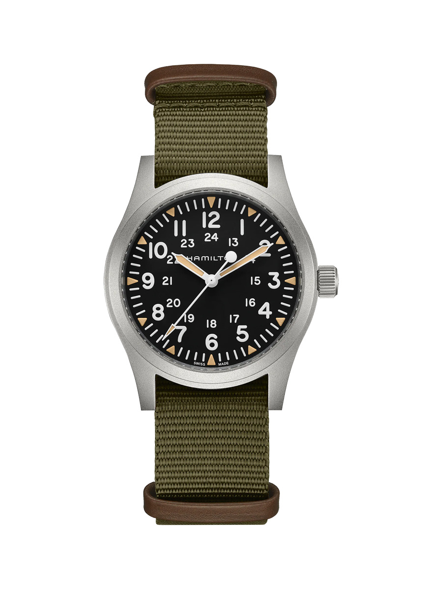 hamilton orologio khaki field mechanical 42mm