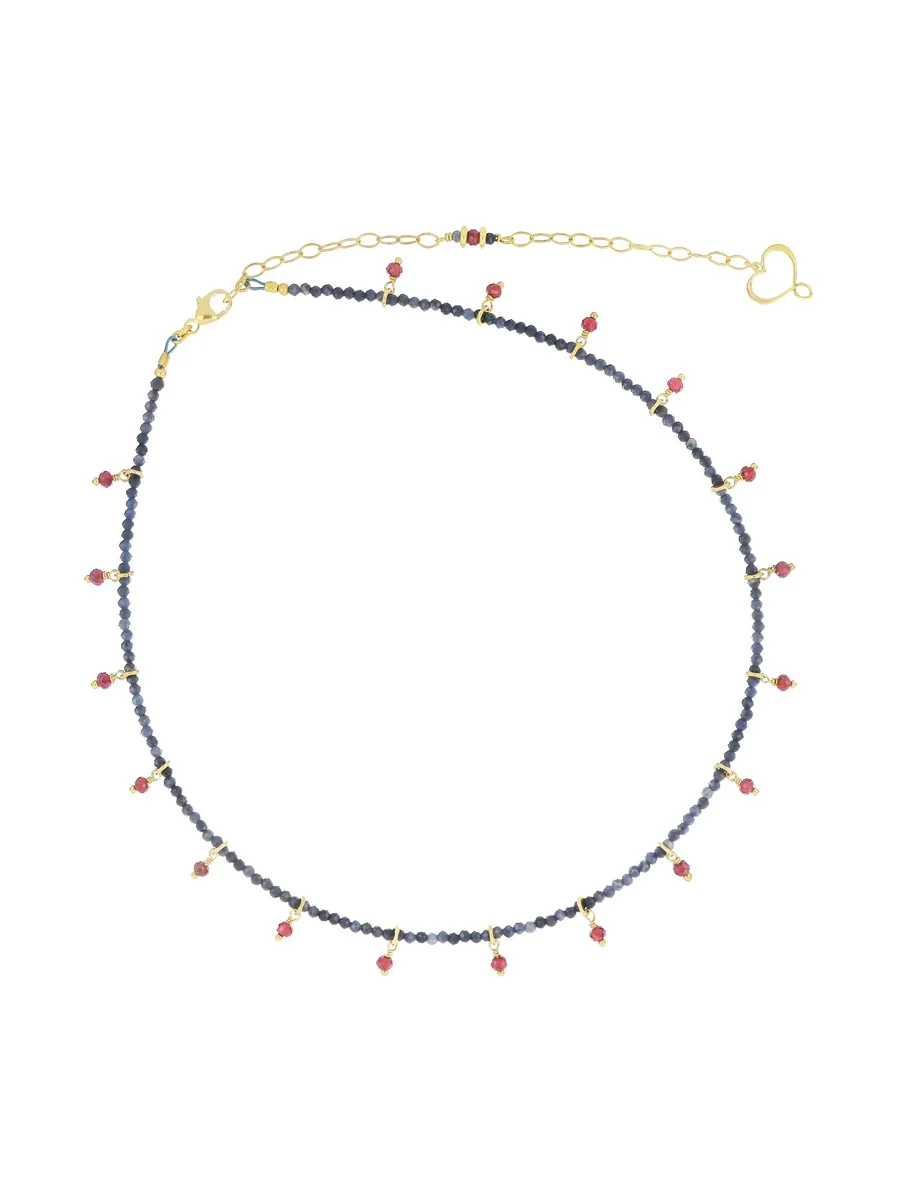 maman-et-sophie-girocollo-frange-tormalina-rosa-smeraldo-argento-925-oro-giallo