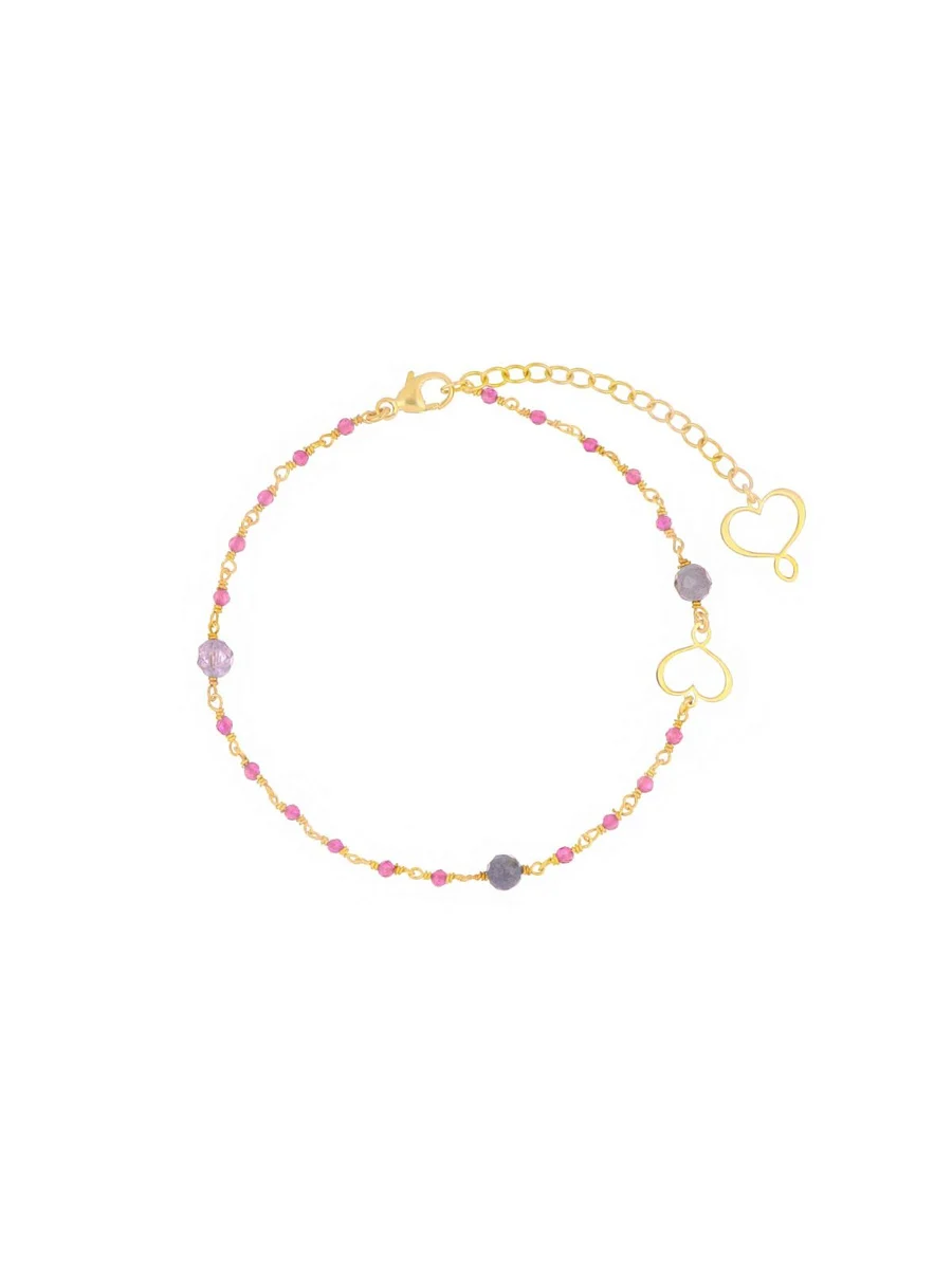 maman et sophie bracciale rosario rubellite tanzanite