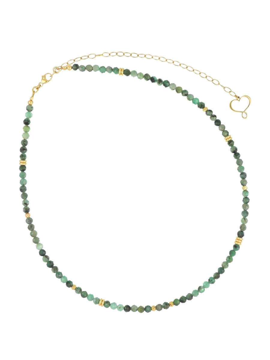 maman et sophie girocollo smeraldo argento 925 oro giallo